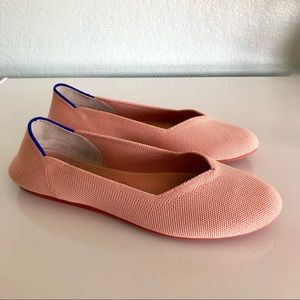 Rothy’s Size 10.5 Coral Pink Slip On Flats Women’s Shoes